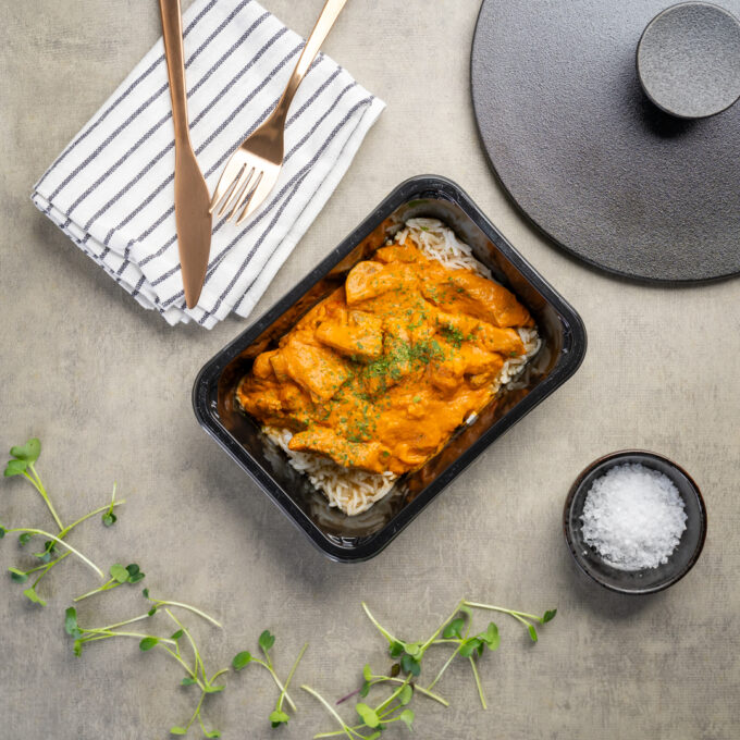 Biff Stroganoff med ris – liten porsjon 350 gram